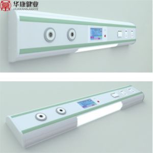 Hospital Bedhead Unit with Flow Meter Oxygen Flowmeter and Gas Outlet Terminal