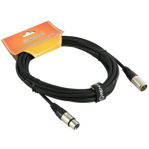 Audio Cable Mic Wire Cord Microphone Cable Extension Gold 3pin Cannon XLR Male to Female 24/22 AWG Ga/Guage OFC CCA Balanced Studio046
