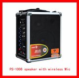 10" Professional Speaker With Rechargeable Battery USB, SD (PS-1006)