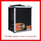 10" Professional Speaker With Rechargeable Battery USB, SD (PS-1006)