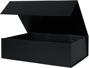 Custom Logo Printed Foldable Cardboard Packaging Luxury Gift Boxes Rectangle Collapsible with Magnetic Closure Lid for Wedding Christmas Halloween Birthday