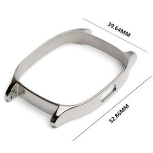 Precision Customized Stainless Steel Silver Metal Parts Custom Logo Watch Cases