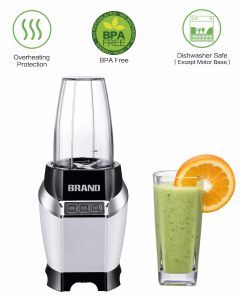 Household 1000watt Powerful Genius Electric Mixing Blender with LED Display