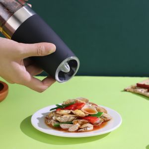 Battery Automatic Pepper Grinder Mill Gravity Salt and Pepper Grinder Set