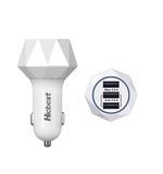 OEM Car Charger Mobile Phone Accessories Wholesales 5V 4.8A 3 USB Car Charger