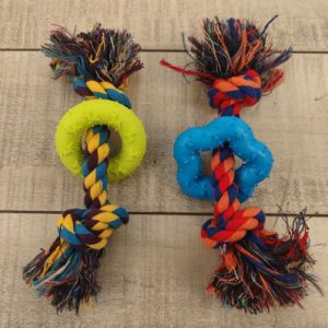 China Wholesale Double Knot Cotton Hot Pet Products Cotton Rope Pet Toys for Dog and Cat Toys Pet Item Pet Supply