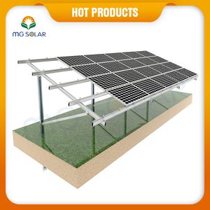 Solar Panel Mounting Ground Structure Rack System
