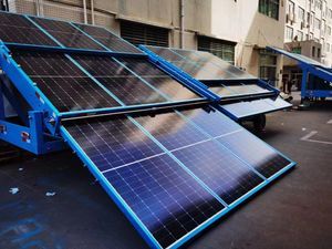 Solar Light Tower 48kw Solar Generator Tower Trailer