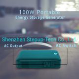 100W Portable Energy Storage Generator Solar Generator Power Station Power Bank Supply Output Pure Sine Wave Emergency