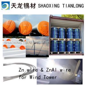 Wind Tower Clean Energy Metal Thermal Spray Wire - Zn85Al15 Alloy