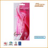 JiangSu LiYu Razor Co., Ltd. Twin Blade Stainless Steel Blade Disposable Razor for Woman (LB-5041)