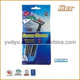 Twin Blade Chrome Coated Stainless Steel Disposable Razor (LB-5030-A)