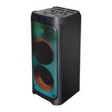 Plastic Portable Speaker 6.5inch Wireless Flame Light Speaker Bluetooth Karaoke