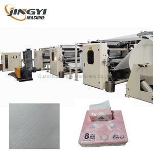 Automatic Facial Tissue Paper Production Line with Log Saw Cutting Machine