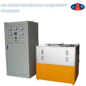Jd-45kw Industrial Frequency Furnace High Efficiency and Fast Melting Furnace Casting Good Quality Manufacturer