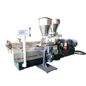Filler Masterbatch Extrusion Twin Screw Extruder Resin Plastic Pellets Making Machine