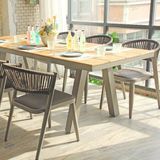 Indoor and Outdoor Garden Cafe Restaurant Furniture Set 1 Table 4 Chairs Dining Tables and Chairs