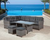 Best Seller Rattan Wicker Outdoor Modern Selling Home Garden Patio Leisure Sofa Dinging Furniture Set
