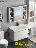 Hot Selling White Modern Stainless Steel Furniture Bathroom Floating Sink Vanity Wash Basin Cabinets