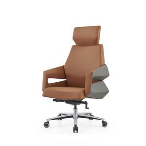 Ergonomic Leather High Back Office Swivel Executive Boss Chair A005-L