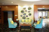China Hot Selling Modern Home Furniture Fabric Wood Frame Sofa