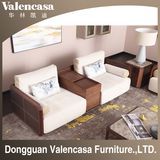 Home Furniture Leather Sofa Wooden Sofa with Storage Function