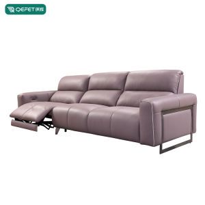 Modern Luxury Italian Style Living Room Furniture Electric Leather Recliner Sofa