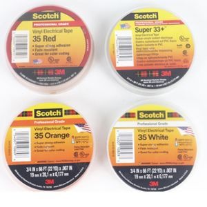 3m PVC Electrical Tape 3m 23 33 70 1700 165 for Cable Insulation Splice