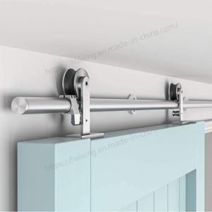 Factory Price 304ss 304stainless Steels Sliding Barn Door Hardware Kit Track Kit Sliding Barn Door Hardware Metal Sliding Door Rail