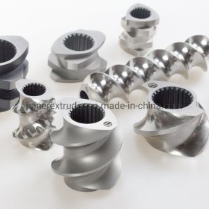 92 Twin Screw Extruder Screw Barrels for Plastic PE PP