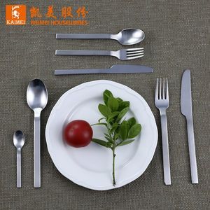 Top Seller 2020 4 Piece Ss Cutlery Set Rose Gold Metal Flatware Set Gold Black Stainless Steel Cutlery