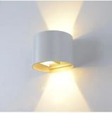 Round Modern Adjustable Mounted Outdoor IP65 Waterproof LED Wall Lamp 6W 12W Cube LED Wall light