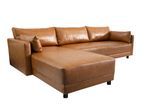 Kindra Sectional Sofa Camel PU