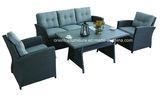 Modern Garden Leisure Rattan Outdoor Furniture with Table