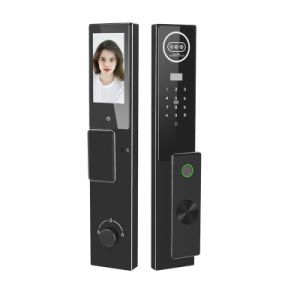 Concealed Fingerprint 3D Face Unlock Smart Door Lock