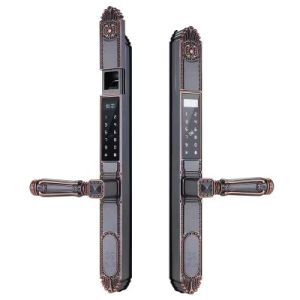 Double Face Fingerprint Password Courtyard Smart Lock