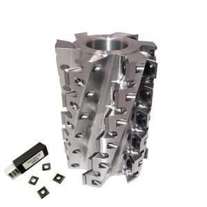 Woodworking Cutting Tools Wood Cutterhead Spiral Cutter Head with Changeable Blades