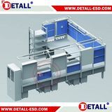 (Detall) Factory ESD Electronic Workbench with Power Channel