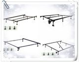 Heavy Duty 7-Leg Adjustable Metal Bed Frame with Center Support and Glides Only - (Queen - Full XL - Full - Twin XL - Twin)