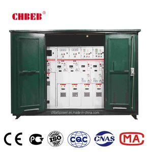 Dfw-Sf6 High Voltage Cable Branch Outdoor Junction Box Prefabricated Gas Insulated Power Distribution Switchgear Smart Power Station with Communication