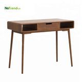 Wood Carved Console Table with Drawer Modern Hall Console Table Living Room Furniture