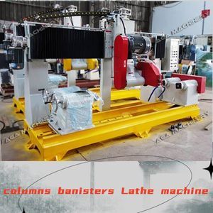 Automatic Stone Granite Marble Column Railing Profiling Lathe Cutting Machine for Sale