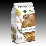 Laminated Plastic Pillow Shape Pet Food Packaging Bag