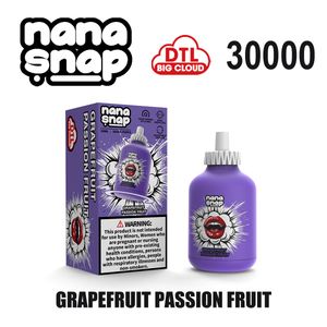 Wholesale EU Warehouse Nanasnap 30000 Puffs 20000 18000 16000 15000 E-Cigarette Germany Razz Bar Electric Hookah Price Randm Tornado Adalya Disposable Vape