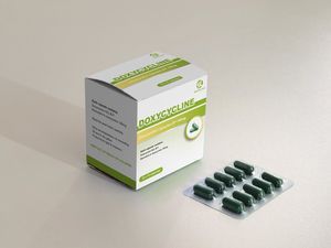 Doxycycline Capsules Bp 100mg (10tabs/Blister, 10 Blisters/Box)