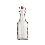 16oz Clear Glass Kombucha Bottle Beverage Juice Drinking Bottle with Swing Top
