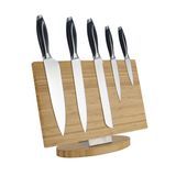 Kitchen Display Stand Bamboo Magnetic Knife Block Magnetic Knife Holder