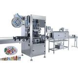 Automatic Screw Cap Capping Shrinking Labeling Machine Machine Heating Bottle Shrink Sleeve Applicator
