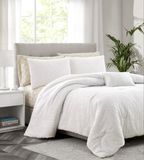 8 PC Diamond Ogee Clip Comforter Set