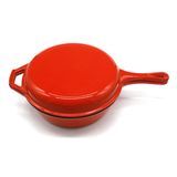 Cast Iron Vegetable Oil Cookware Set Fry Pan Cook Pan Set